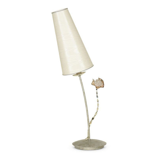 Designer Venetian Handcrafted Fiore Crystal Table Lamp