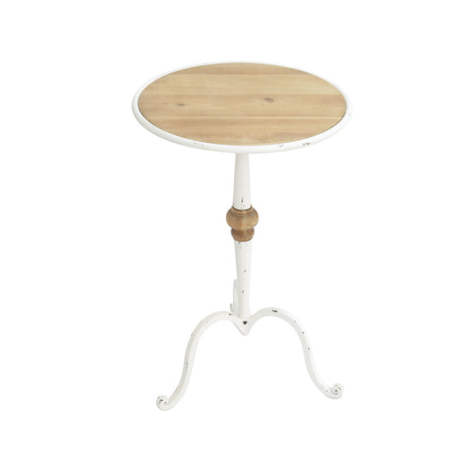 Province Round Blanc Wash Wine/ Occasional Table