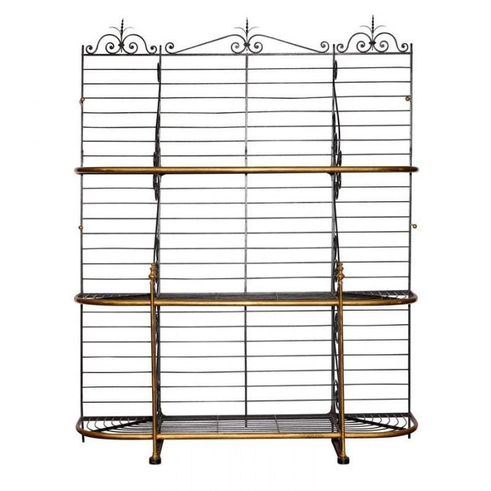 Early 20th C. French Stamped, Iron Boulangerie Stand/ Rack