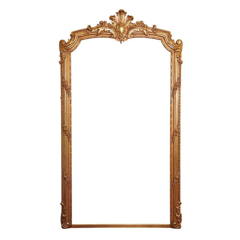20th Century, French Louis XV Grand Gilt Mirror