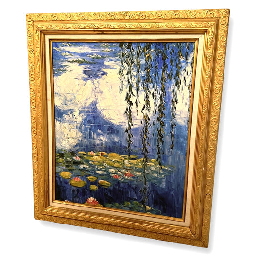 Monet Water Lillies Style Oil Painting