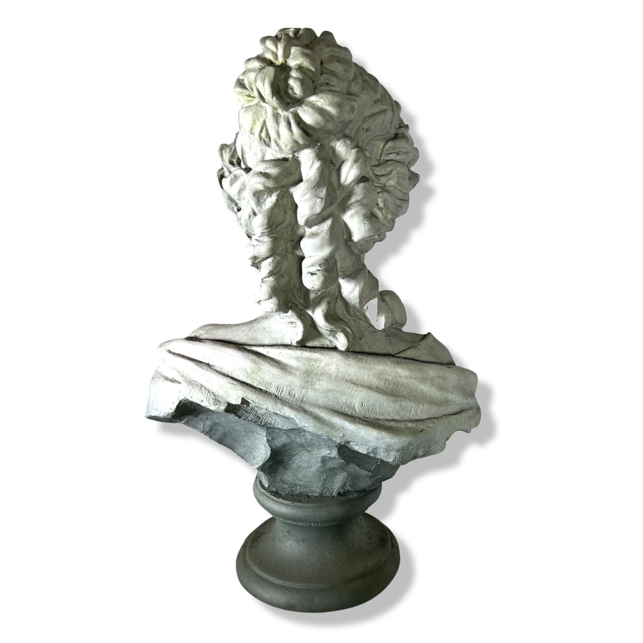 French Antoinette style Faux Stone Maiden Bust