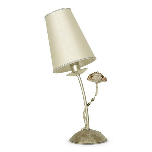 Designer Venetian Handcrafted Crystal Fiore Bedside Lamp