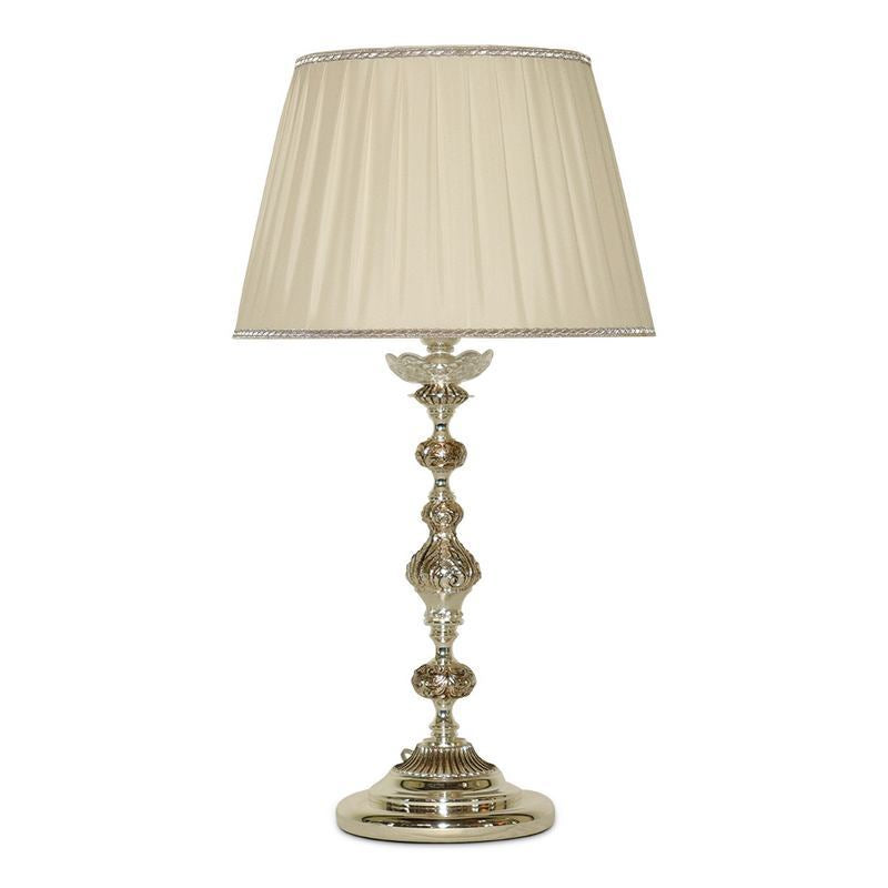 Designer Venetian, Handcrafted Gold Beaded Table Lamp