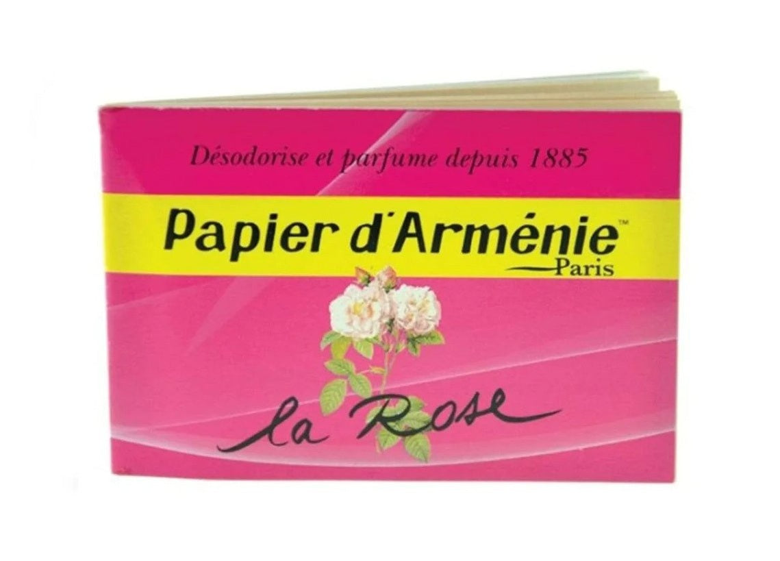Papier d'Armenie Rose Incense Booklets